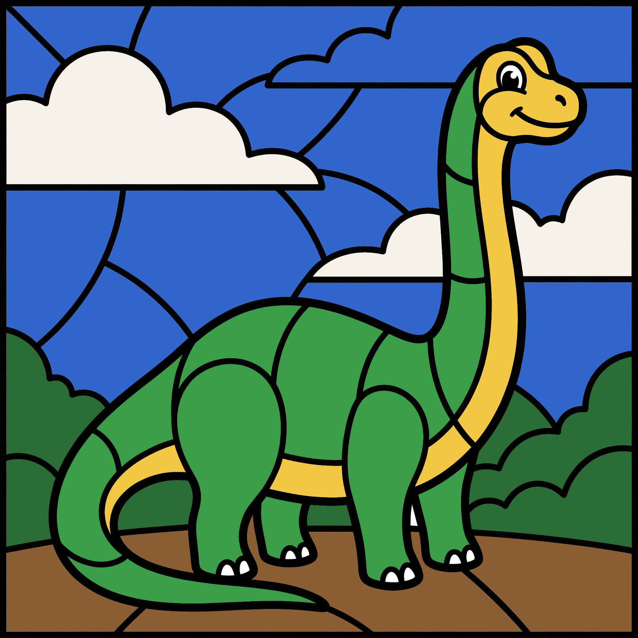 Dinosaur Blue Color Code MyColorByCode
